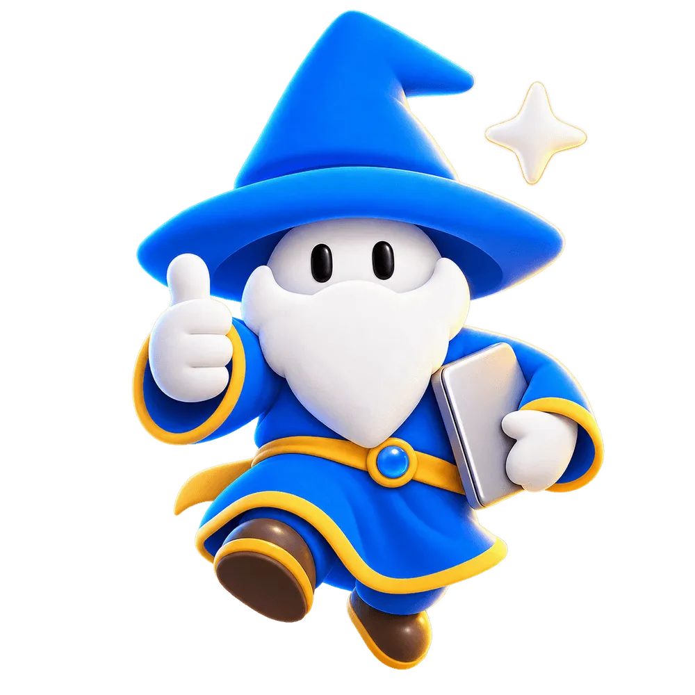 Merlin con el pulgar arriba